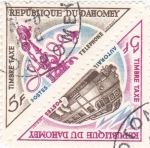 Stamps Benin -  TELEFONO Y AUTOCAR