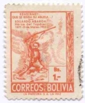 Stamps Bolivia -  Conmemoracion del centenario de Eduardo Abaroa y repatriacion de sus restos - Heroe del Topater