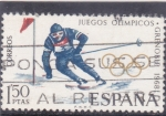 Stamps : Europe : Spain :  Juegos Olimpicos Grenoble,68 (30)