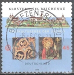 Stamps Germany -  Monasterio Isla Reichenau, Patrimonio de la Humanidad de la Unesco.