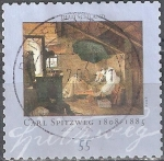 Sellos de Europa - Alemania -  200 aniv del nacimiento de Carl Spitzweg,Pintor.