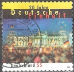 Stamps Germany -  20 años de Unidad Alemana.