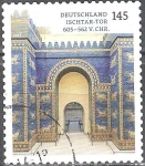 Stamps Germany -  Tesoros de los Museos Alemanes.Puerta de Ishtar en el museo Pergamon en Berlín. 