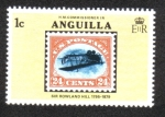 Stamps : America : Anguila :  Centenario de la Muerte de Sir Rowland Hill