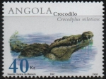 Stamps : Africa : Angola :  CROCODYLUS  NILOTICUS