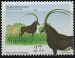 Stamps Angola -  PALANCA  NEGRA  GIGANTE  DE  CUERNOS  CURVOS