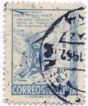 Stamps Bolivia -  Conmemoracion del centenario de Eduardo Abaroa y repatriacion de sus restos - Heroe del Topater