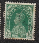 Sellos de Asia - India -  King George V - Definitives 