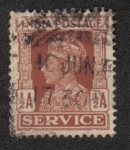 Stamps : Asia : India :  King George V - Definitives 