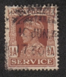 Sellos de Asia - India -  King George V - Definitives 