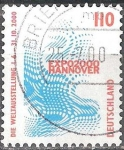 Stamps Germany -  Exposición Emblema del Mundo EXPO 2000, Hannover.