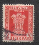 Stamps India -  Capital del Pilar de Asoka