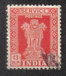 Stamps India -  Capital del Pilar de Asoka