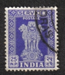 Stamps : Asia : India :  Capital del Pilar de Asoka