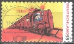Stamps Germany -  Pinturas de Udo Lindenberg: Tren especial a Pankow.