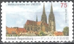 Stamps Germany -  Catedral de San Pedro, Ratisbona (construida 1273-1520).