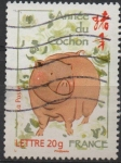 Stamps France -  AÑO  NUEVO  2007.  AÑO  DEL  CERDO.