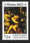 Sellos de America - Granada -  Pascua - Pinturas de la crucifixión