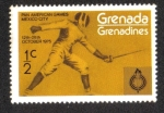 Stamps : America : Grenada :  Juegos Panamericanos, Ciudad de México