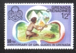 Stamps Grenada -  50 aniversario de las Guías de Niñas