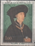 Stamps France -  RETRATO  DE  FELIPE  EL  BUENO  POR  ROGER  van  der  WEYDEN