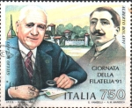 Stamps Italy -  FILATELISTAS:  GIULIO  Y  ALBERTO  BOLAFFI