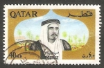 Sellos de Asia - Qatar -  Emir Cheikh Khalifa Bin Hamad Al-Thani