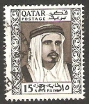 Stamps Asia - Qatar -  27 - Emir Cheikh Khalifa Bin Hamad Al-Thani