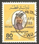 Sellos de Asia - Qatar -  395 - Emir Cheikh Khalifa Bin Hamad Al-Thani