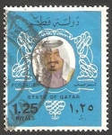 Stamps Asia - Qatar -  397 - Emir Cheikh Khalifa Bin Hamad Al-Thani