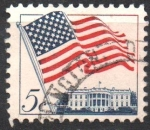 Stamps United States -  BANDERA  SOBRE  LA  CASA  BLANCA