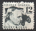 Stamps United States -  HENRY  FORD  Y  AUTO  MODELO  T  1909