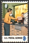 Stamps United States -  TRIBUTO  A  LOS  EMPLEADOS  DE  LA  USPS.  CONTADOR  DE  SELLOS.
