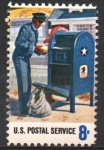 Stamps United States -  TRIBUTO  A  LOS  EMPLEADOS  DE  LA  USPS.  RECOLECCION  DE  CARTAS.
