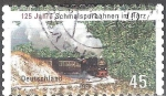 Sellos de Europa - Alemania -  125 años de vías férreas de vía estrecha en el Harz.