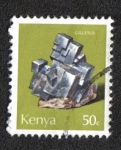 Sellos de Africa - Kenya -  Galena