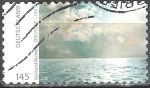 Stamps Germany -  Pintura de Gerhard Richter, Paisaje Marino.