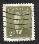 Stamps : America : Canada :  Rey George VI: Edición Definitiva 1949-1951