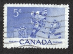 Stamps : America : Canada :  Ice-hockey Players