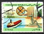 Stamps : Asia : Yemen :  PRIMERA  EXPORTACION  DE  PETROLEO