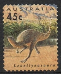 Stamps Australia -  DINOSAURIOS:  LEAELLYNASAURA