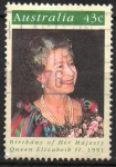 Stamps Australia -  65th  ANIVERSARIO  DEL  NACIMIENTO  DE  SU  MAGESTAD  LA  REINA  ELIZABETH  II