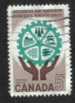 Stamps : America : Canada :  Recursos Naturales 1961