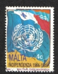 Sellos del Mundo : Europa : Malta : 25 aniversario de Independencia