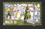 Stamps : Europe : Malta :  Historia de la industria maltesa