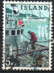 Stamps Iceland -  BOTE  DE  ARENQUE