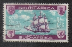 Stamps South Africa -  monumento a los colonizadores británicos a Grahamstown