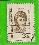 Stamps Argentina -  Gral. Jose de San Martin