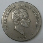 monedas de America - Colombia -  1958 - 50 centavos