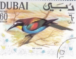 Stamps United Arab Emirates -  AVE- BEE EATER